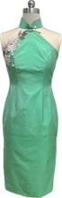 Load image into Gallery viewer, Hannah Thai Silk Halter-style Cheongsam