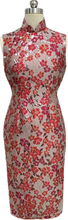 Load image into Gallery viewer, Tara Jacquard Sleeveless Cheongsam