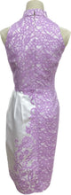 Load image into Gallery viewer, Belen Lace Sleeveless Cheongsam