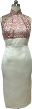 Load image into Gallery viewer, Bowie Duchess Satin Sleeveless Cheongsam