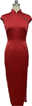 Load image into Gallery viewer, Birdie Satin Extended Sleeve Cheongsam