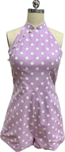 Load image into Gallery viewer, Eliana Cotton Halter Cheongsam Romper