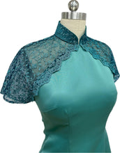 Load image into Gallery viewer, Addison Satin Short Sleeve Cheongsam
