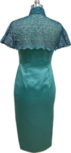 Load image into Gallery viewer, Addison Satin Short Sleeve Cheongsam