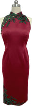 Load image into Gallery viewer, Anastacia Satin Sleeveless Cheongsam