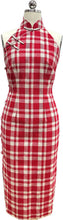 Load image into Gallery viewer, Beatrice Cotton Halter Neck Cheongsam