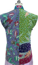 Load image into Gallery viewer, Nora Batik Cap Sleeve Cheongsam Top