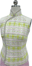 Load image into Gallery viewer, Erin Tweed Halter Cheongsam Top