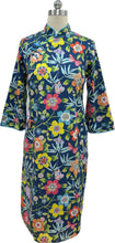 Load image into Gallery viewer, Maeve Cotton Sleeved Cheongsam