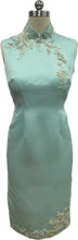 Load image into Gallery viewer, Brittany Satin Sleeveless Cheongsam