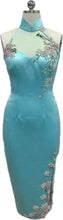 Load image into Gallery viewer, Mila Satin Halter Style Cheongsam