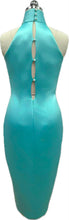 Load image into Gallery viewer, Mila Satin Halter Style Cheongsam