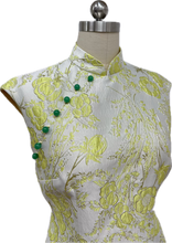 Load image into Gallery viewer, Samantha Jacquard Cap Sleeve Cheongsam