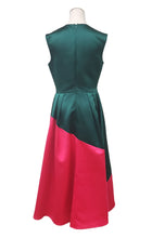 Load image into Gallery viewer, Jade Satin Sleeveless Dress