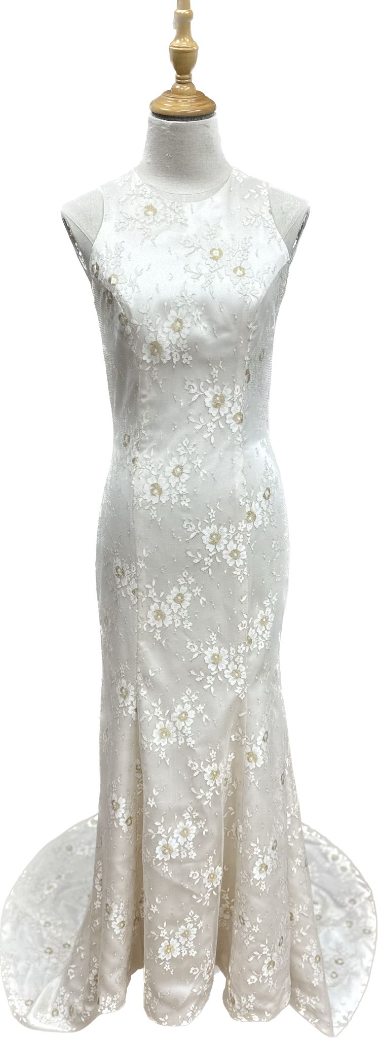 Bess Sleeveless Bare-back Gown