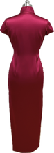 Load image into Gallery viewer, Tessa Satin Cap Sleeve Cheongsam
