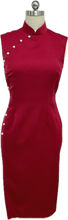 Load image into Gallery viewer, Kelsey Satin Sleeveless Cheongsam
