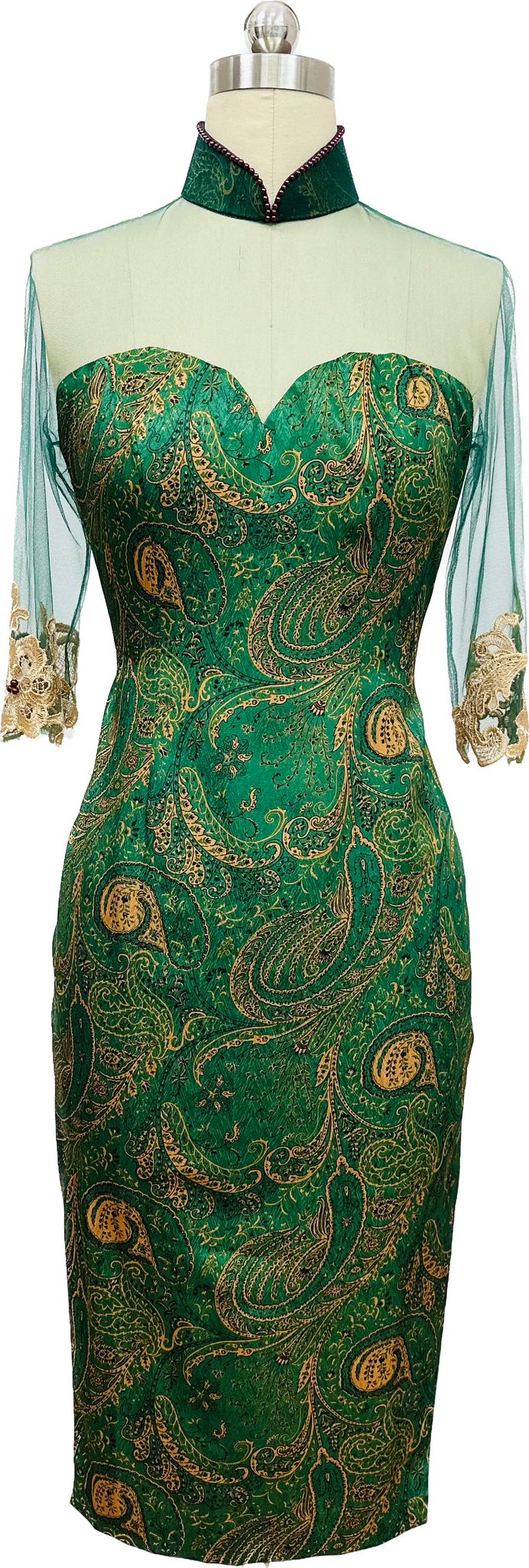 Gwyneth Silk Satin Cheongsam