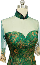 Load image into Gallery viewer, Gwyneth Silk Satin Cheongsam
