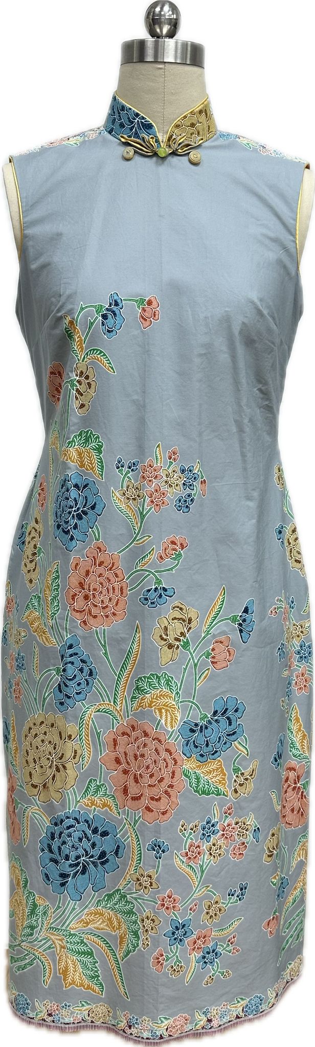 Camden Batik Sleeveless Cheongsam