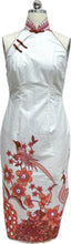 Load image into Gallery viewer, Rosa Batik Halter Neck Cheongsam
