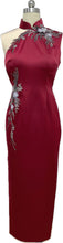 Load image into Gallery viewer, Angel Satin Sleeveless Cheongsam
