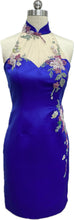 Load image into Gallery viewer, Danielle Satin Halter Cheongsam
