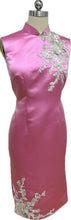 Load image into Gallery viewer, Farah Satin Sleeveless Cheongsam
