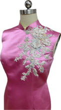 Load image into Gallery viewer, Farah Satin Sleeveless Cheongsam
