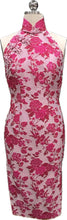Load image into Gallery viewer, Grady Jacquard Halter-Neck Cheongsam
