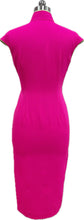Load image into Gallery viewer, Blair Crepe Cap Sleeves Cheongsam
