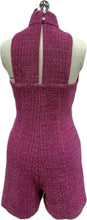 Load image into Gallery viewer, Mia Tweed Sleeveless Cheongsam Romper
