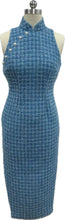 Load image into Gallery viewer, Sofia Tweed Sleeveless Cheongsam
