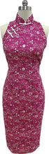 Load image into Gallery viewer, Millie Embroidery Cotton Linen Sleeveless Cheongsam
