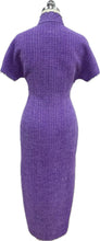 Load image into Gallery viewer, Esme Tweed Short Sleeves Cheongsam
