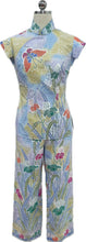 Load image into Gallery viewer, Hallie Batik Two Piece Cheongsam Set
