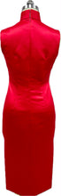 Load image into Gallery viewer, Sienna Satin Sleeveless Cheongsam
