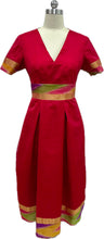 Load image into Gallery viewer, Zoey Saree Short Sleeves Dress
