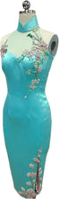 Load image into Gallery viewer, Mila Satin Halter Style Cheongsam
