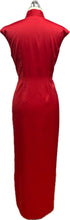 Load image into Gallery viewer, Birdie Satin Extended Sleeve Cheongsam
