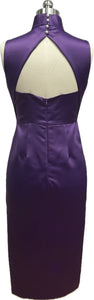 Alexa  Duchess Satin Sleeveless Cheongsam
