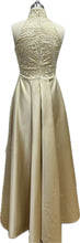 Load image into Gallery viewer, Brielle Duchess Satin Halter Neck Cheongsam
