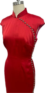 Birdie Satin Extended Sleeve Cheongsam