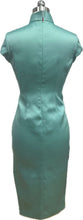 Load image into Gallery viewer, Alba Duchess Satin Cap Sleeve Cheongsam
