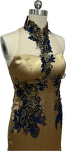 Load image into Gallery viewer, Callie Satin Halter Neck Gown
