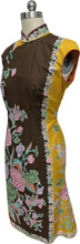 Load image into Gallery viewer, Camryn Batik Cap Sleeves Cheongsam
