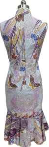 Caroline Batik Sleeveless Cheongsam