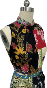 Charista Batik Sleeveless Cheongsam