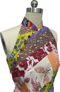 Clementine Batik Halter Neck Cheongsam