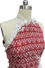 Load image into Gallery viewer, Dallas Tweed Halter Cheongsam
